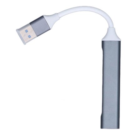 USB Hub Adapter 4 i 1 Multiport Strömförsörjning Expander Portabel Splitter Kompatibel med Laptop Tangentbord