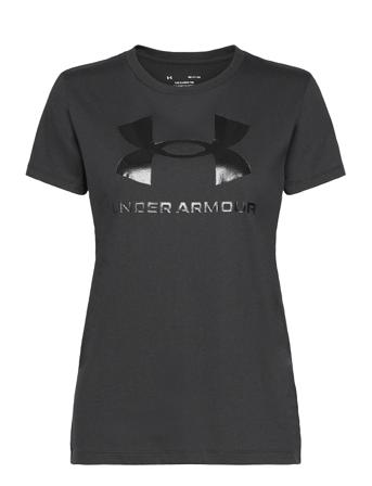Ua W Sportstyle Logo Ss Black Under Armour