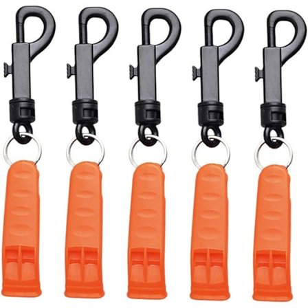 5 stk. Nødfløjte Vandretursfløjte Kajak Tilbehør Kajakfløjte S