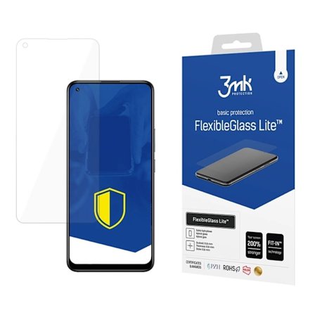 3MK Realme 8 Pro Hybrid Okrossbart Glas FlexibleGlass Lite