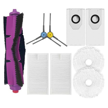 Til V12 / J12 Ultra Roller Sidebørste Hepa Filter Moppeklud Støvpose Robotstøvsugere Tilbehørsdele