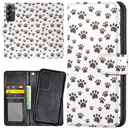 Samsung Galaxy S24 - Plånboksfodral/Skal Paw Pattern