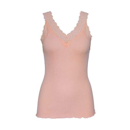 Rosemunde Organic Top V-Neck Pink, Dame