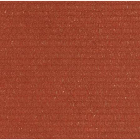 Vidaxl Solsegel 160 G/m² Terrakotta 4x4x4 M Hdpe Brun