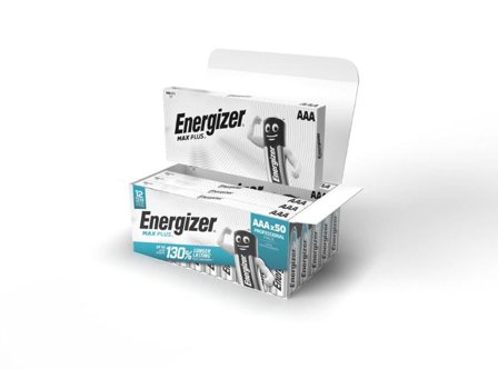 ENERGIZER Batteri Max Plus AAA 50/fp - Lyreco - Kontorsmaskiner - Batterier - AAA