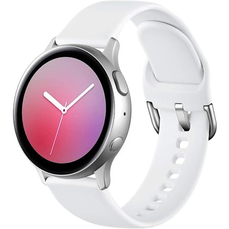 Vattentät Silikon Sportarmband Kompatibel med Samsung Galaxy Watch Active/Active 2 40mm,44mm,20mm,Galaxy Watch 7/6/5/4 40mm 44mm