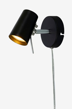 Aneta Lighting - Væglampe Pilot - Sort - Væglamper - Fra Homeroom