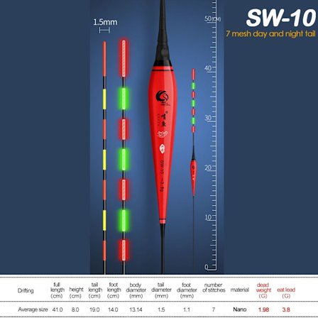 Rocky Fiskedrag Flöte Flöten Bobbers 010 010