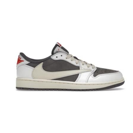 Jordan, 1 Retro LOW OG Travis Scott Reverse Mocha, Grå, Herre, Størrelse: 42 EU