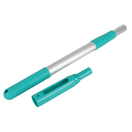 Teleskooppinen uima-altaan puhdistusvarsi 3 osaa Alumiini ABS-kahva verkkotarvikkeella