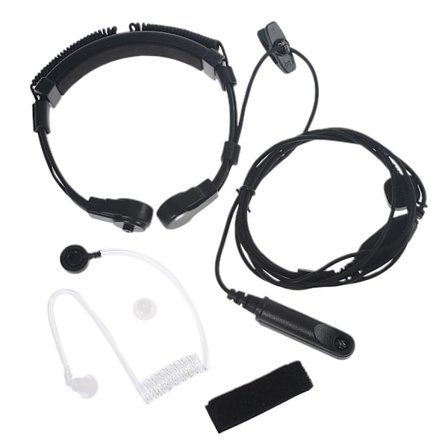 {xjxj} Walkie Talkie Mikrofon Halsmikrofon Hörlurar Radio Headset Baofeng UV-9R
