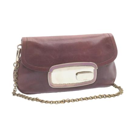 Prada Vintage Shoulder Tass , Roze , Dames , Maat: ONE Size Vintage Tassen