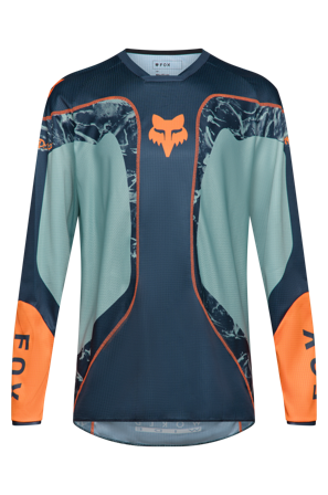 Bluză Motocross FOX 180 Image Imprimeu albastru arctic XXL