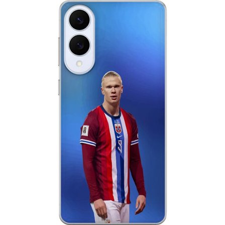 Kompatibelt Mobildeksel til Samsung Galaxy S25 Edge Erling Haaland Manchester City Norge fotball angriper toppspiller utrolig målproduksjon kraftig ra