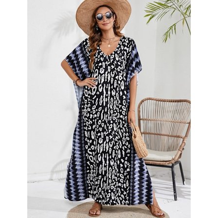 Uusin malli 2025 Naisten plus-kokoinen rantamekko rantalomalle bikineille auringonsuoja uimapuku