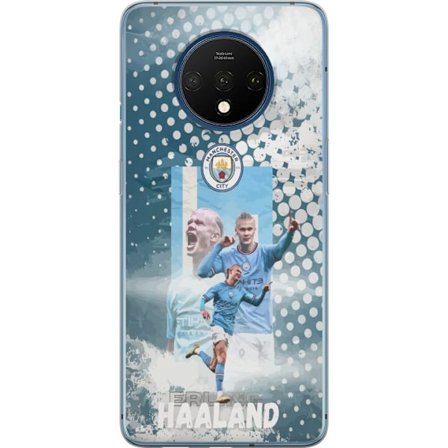 Kompatibelt Mobildeksel til OnePlus 7T Erling Haaland Manchester City Norge målmaskinen med 22 PL-mål brutalt avslut og unik fysikk som dominerer stra