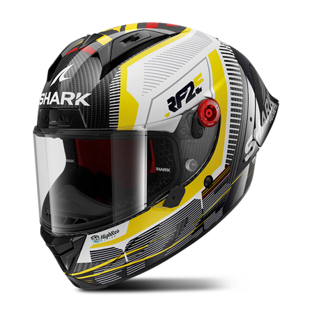 Integralhelm Shark Aeron-Gp Weiß/Gelb M