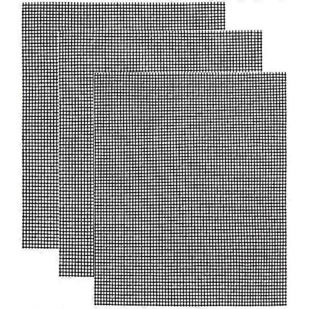 Grillnet/grillmåtte Non-stick Sort 3-pak