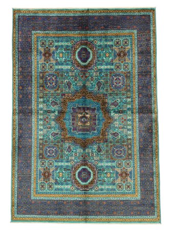 Medaljon Lille Mamluk Tæppe 152X222 Uld