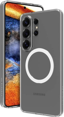 dbramante1928 Galaxy S26 Ultra - Greenland Pro Qi2 - Clear - Transparent skal med Qi2-magnet till Galaxy S26 Ultra