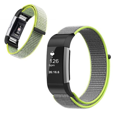 Fitbit Charge 2 nylon watch band - Green