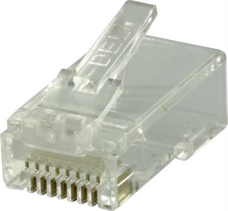 Deltaco Nettverkkontakt - RJ-45 (hann) - UTP - CAT 6 (en pakke 20)
