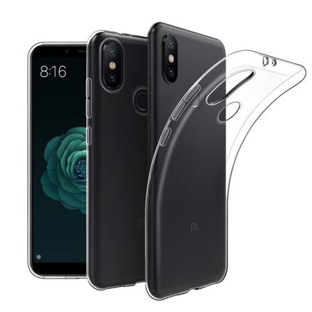 Läpinäkyvä silikoninen TPU-suojus Xiaomi Mi A2:lle Transparent