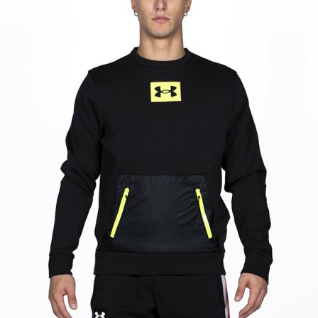 Under Armour, Sweatshirt Zwart, Heren, Maat:S