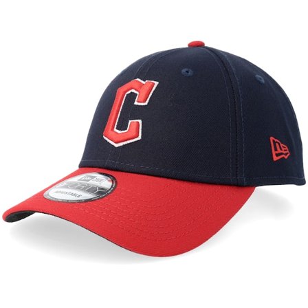 New Era - Cleveland Guardians The League 9FORTY Navy/Red Adjustable Adjustable Blue Cap - MLB @ Hatstore