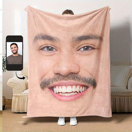 Anpassad fotofilt, personlig flanellpläd för alla årstider