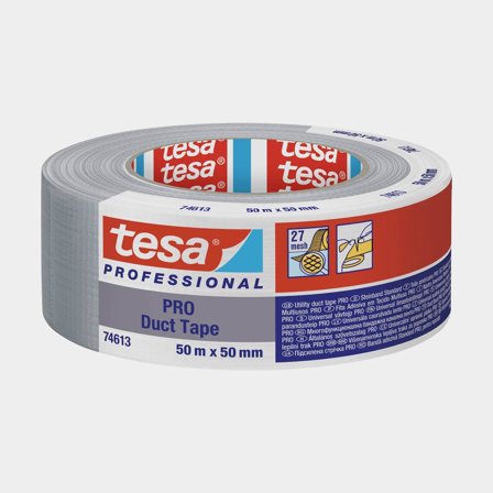Fita adesiva Tesa PRO Duct Tape 74613, 50 mm x 50 metros, prata