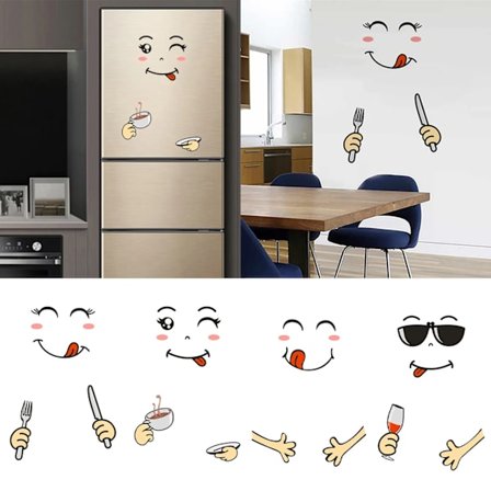 Kitchen Room Stickers Refrigerator Stickers Decoration Dining Sticker Kids Wall Stickers For Bedroom Boys Girls decoraci n hogar
