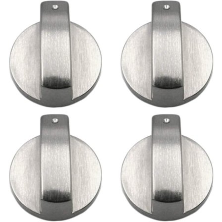 4 kappaletta nuppia liesitasuun, kaasun liesinupit, metalliset kaasun liesinupit, 6 mm