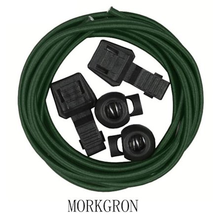 Elastiske Skolisser (Inklusive Snørelås) Lengde: 100cm