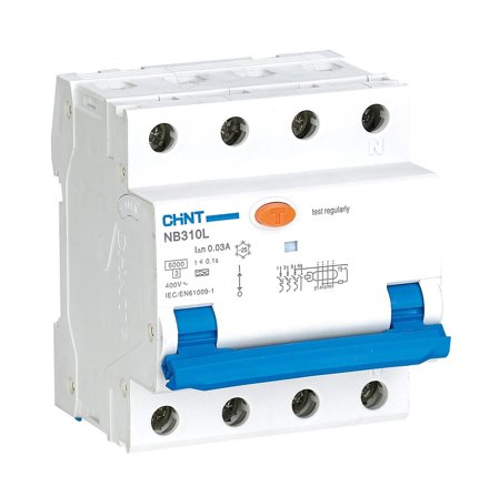 Cenika Chint Jordfeilautomat 25A 3+N C-kar