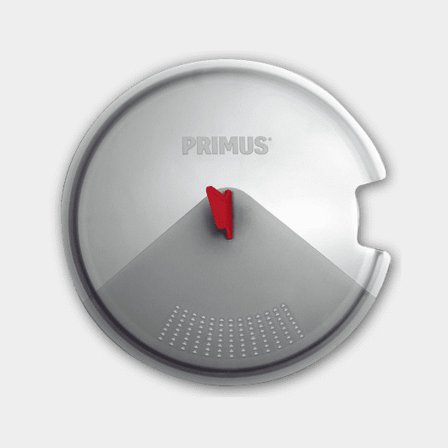 Lock till kastrull Primus PrimeTech Lid, med integrerat durkslag, tritan & silikon, passar PrimeTech Pot 2.3 liter