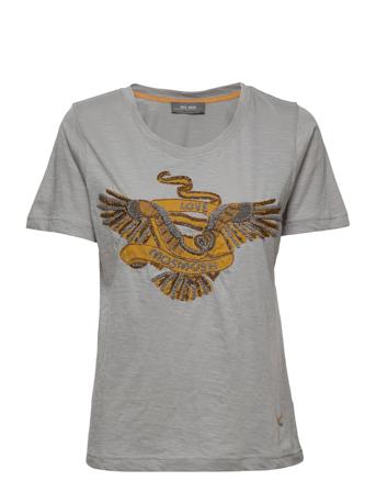 Meloe O-Ss Glam Tee Grey MOS MOSH
