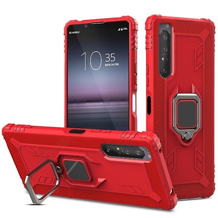 För Sony Xperia 1 Ii case med ringhållare