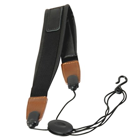 PU-nahkainen musta pehmustettu kantohihna torvisaksofoneille