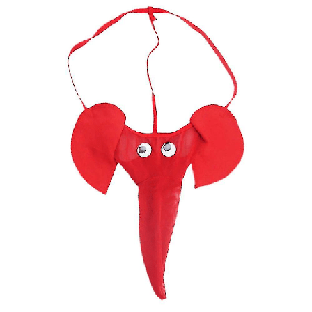 Mænds Nyhedselefant G-strenge Truser Thong Underwear Briefs Lingerie Multi-farvet Valgfri