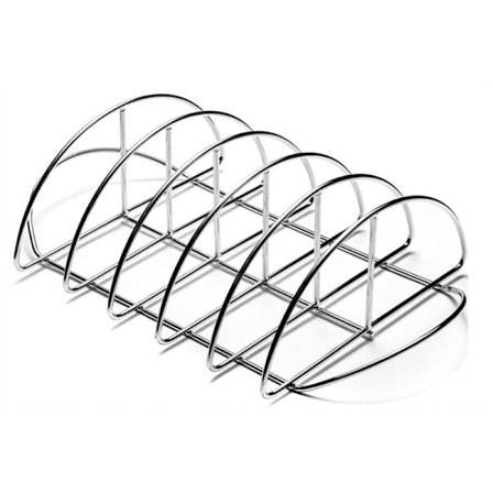 Barbecue Rib Rack for Smokers, for Large Green Eggs and Smoker or Larger Barbecue Rack, for Charcoal Grill