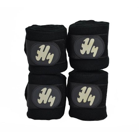 Hy Stable Bandage (Set om 4) 3m x 10cm Svart