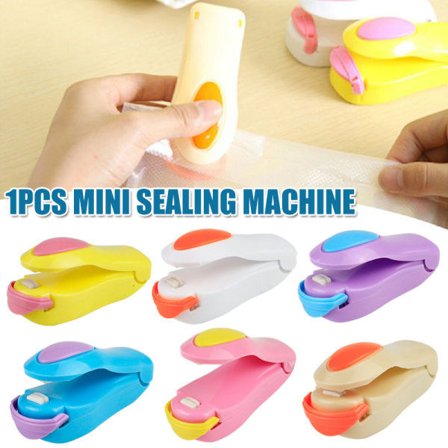 [NT] Handpressförseglingsmaskin Påse Förseglare Portabel Mini Försegling för Hushållsmatpåse Multicolour