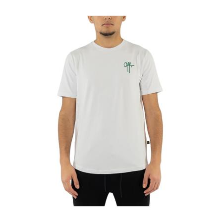 Off The Pitch Stockholm Slim Tee Fullstop , Wit , Heren , Maat: M Shirts