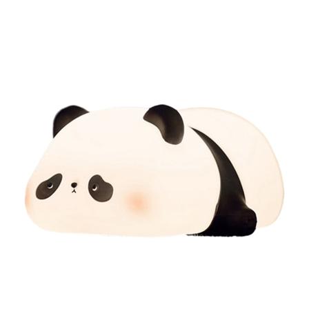Bigs Face Rabits/Panda Silikon Nattlampa Personlig skrivbordsnattlampa För Barn Vuxenrum