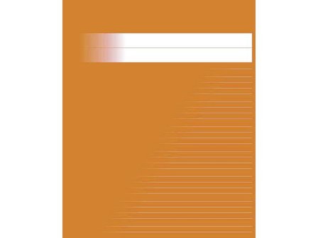 Skrivhäfte 17x21cm linj. 5+5+5+7mm orange - Lyreco - Skola och förskola - Förbrukning skola häften - Skrivhäften