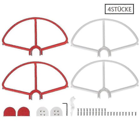 Piao 4 stk. Propellbeskyttere for Dji Phantom 3 Standard, Advanced og Professional, hurtigutløsende propellbeskytter