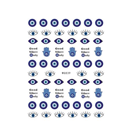 Ondeøye Negleklistremerker Selvklebende