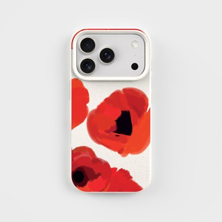 Eco-Friendly PLNTPRTCT Phone Case Teal Blush, Made with Plants, iPhone 17 Pro