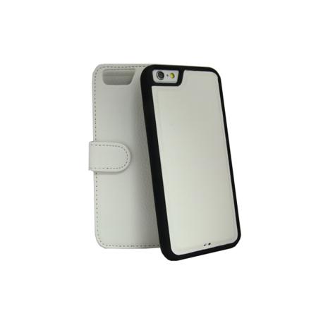 Plånboksfodral Iphone 6 Plus (5.5) Med Avtagbart Skal Vit
